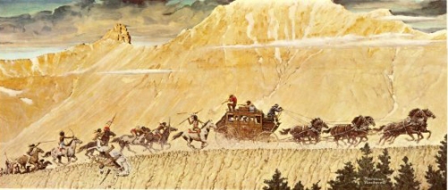Normal Rockwell's "The Stagecoach"